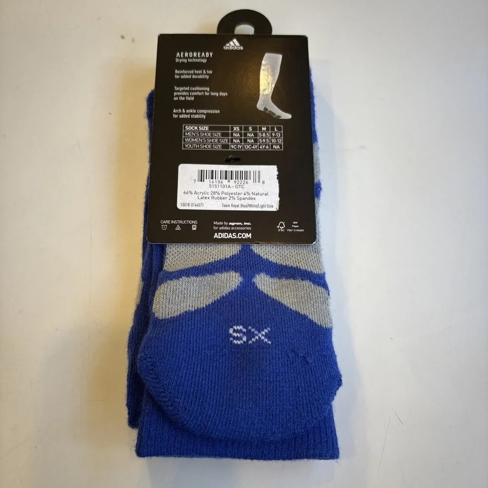 Adidas Unisex-Adult Over The Calf Aero ready Compression Team Royal Blue XS‎